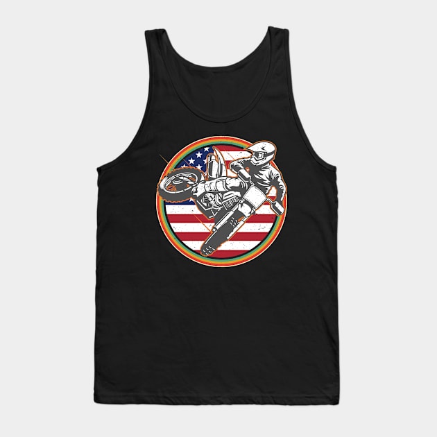 Dirt Bike Motocross Motorbike Biker Tank Top by aneisha